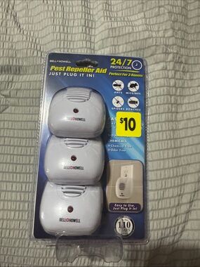 Bell + Howell Pest Repeller Aid - White (3-Pack)